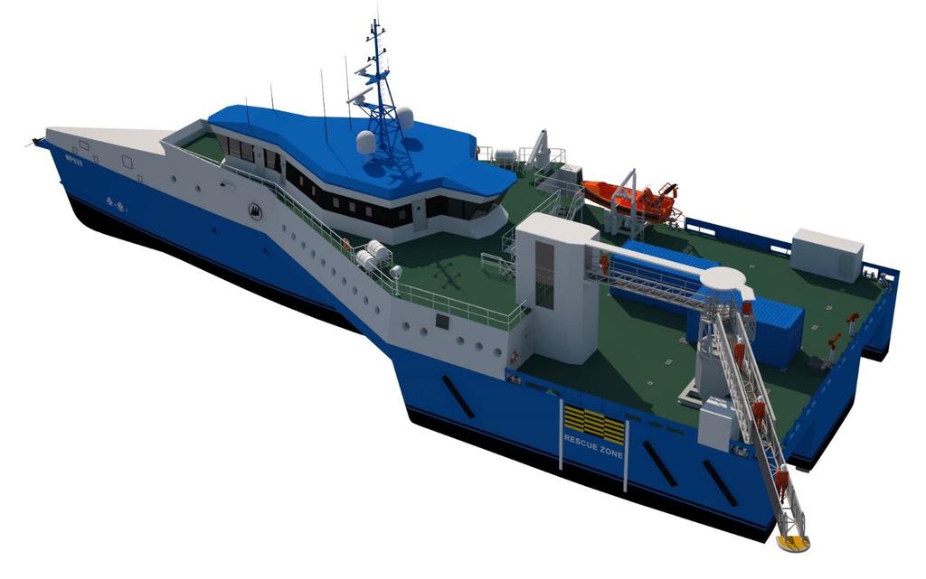 OPTIONAL EQUIPMENT Daughter Vessel Dynamic Compensated Crew Transfer Gangway Offshore