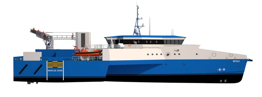 5-16 m Marine propulsion system powered by LNG capable TRANSFER SYSTEM Landing Height up to