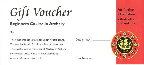 Mayflower Distance Awards These are designed for the new archer to measure their own progress in the early stages.