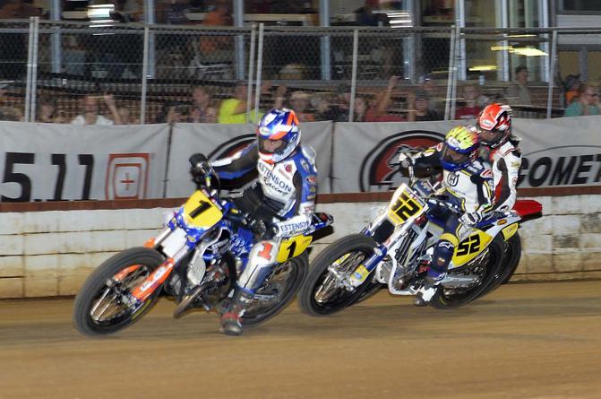 ROUND 8 / JUNE 3, 2018 THE RED MILE / LEXINGTON, KENTUCKY FLAT TRACK AMERICAN FLAT TRACK SERIES P80 The Singles final featured great racing with Kolby Carlile (1) eventually taking the win.