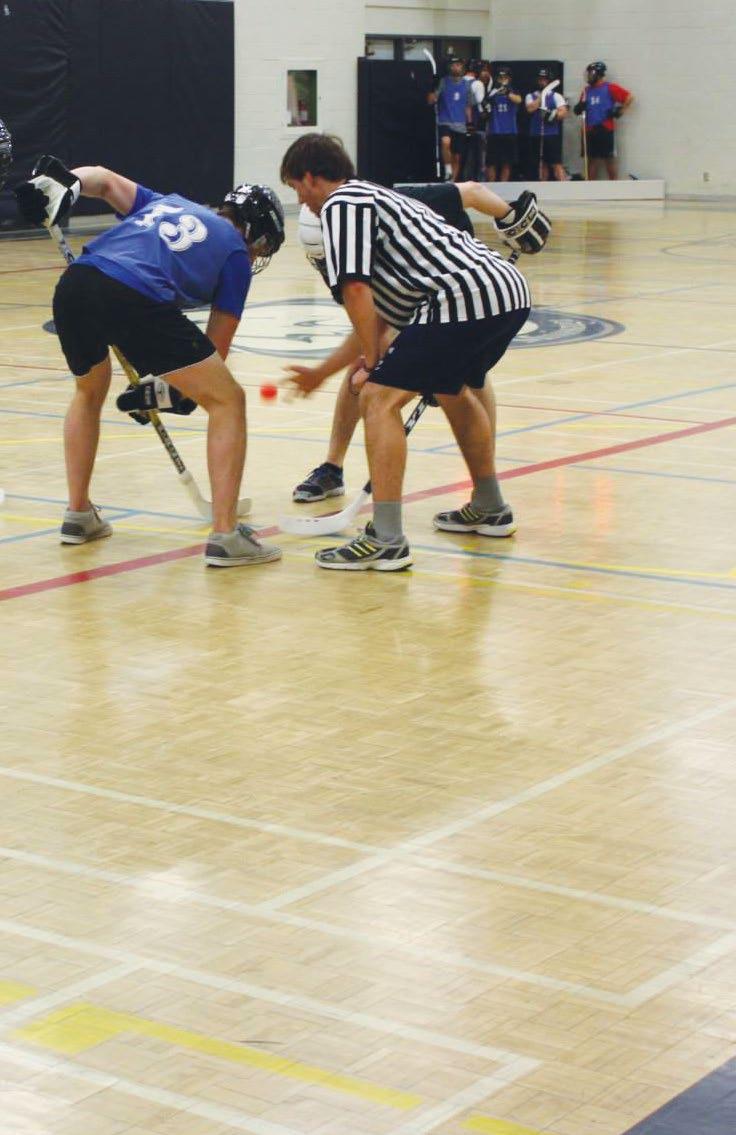 BALL HOCKEY Campus Rec Playing Dates: Tuesdays, Wednesdays and Thursdays @ 9:00 1:00 pm Players Required: 3 players and a goalie Fall League Entry Meeting Open: Tuesday, September 12 @ 11:00 am -
