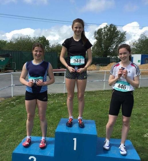 There were lots of double medal winners on the day with great performances from double gold medal winners as follows:- Lauren O Leary, Nagle Rice Doneraile took double gold in the Junior Girls 100m &