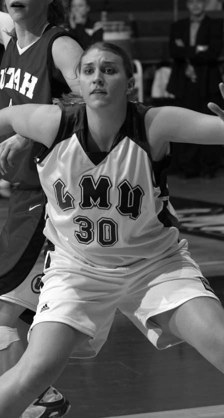 At LMU 2004-05 Started the season well, playing double digit minutes in four of the first seven games scored a seasonhigh six points and grabbed a season-high seven rebounds against Weber State in