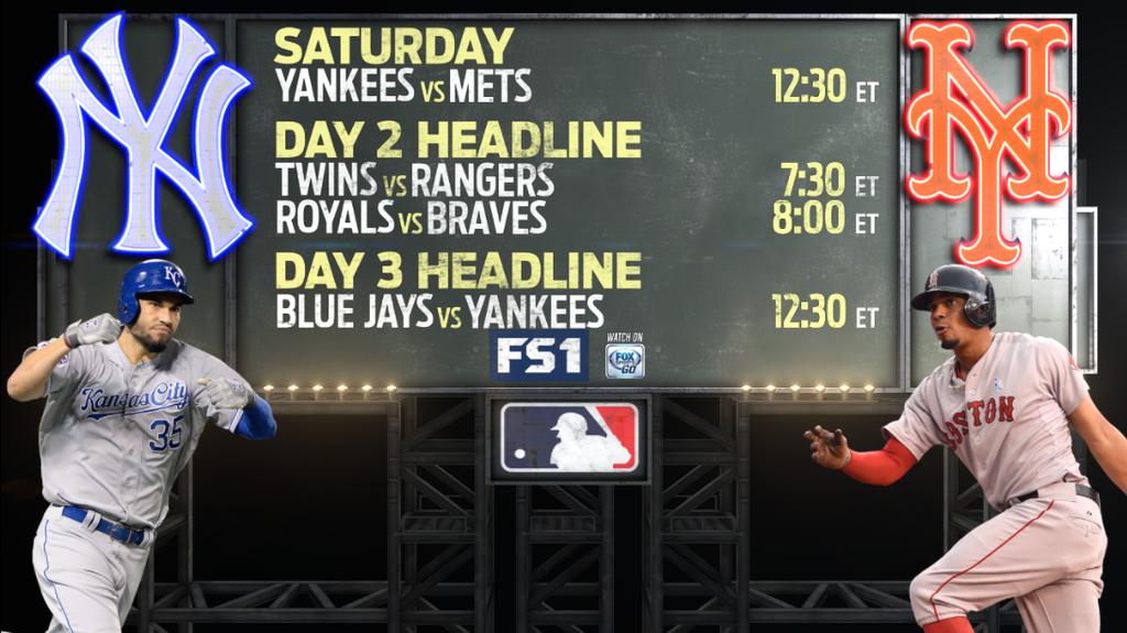 MLB ON FS1 CENTER BOX MAX EVENTS = 4 - TAB0001 - DAY 1 NUMBER OF MATCHUPS - 1 TO 4 - TAB0002 - DAY 2 NUMBER OF MATCHUPS - 1 TO 4 - TAB0003 - DAY 3 NUMBER OF MATCHUPS - 1 TO 4 - TAB0051 - TEAM 1 LOGO