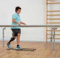 Stance phase training 5 Exercises for stride length and gait width If the gait width is too large, have the user walk between two ropes, sticks, or strips of tape on the floor.