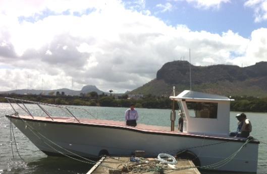 nm off the coast. In light of the foregoing, a fully equipped fishing boat (for long line fishing) was donated by the MEXA to the FIT.