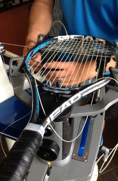 Racquets have different string tension recommendations based the head size, stiffness, swing weight, brand, string pattern,