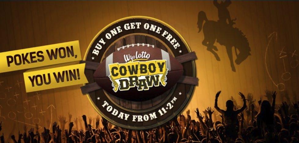 CAMPAIGN UPDATES: UW Cowboy Draw Promotion September 1 November 18, 2018 For this year s UW sponsorship we tied in a promotion for Cowboy Draw for when the Pokes won the fans won too with a Buy One