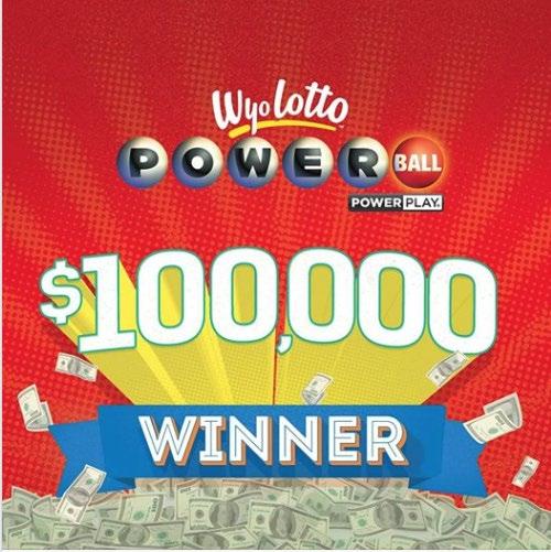$626,490 in total Wyoming Powerball winnings One $100,000