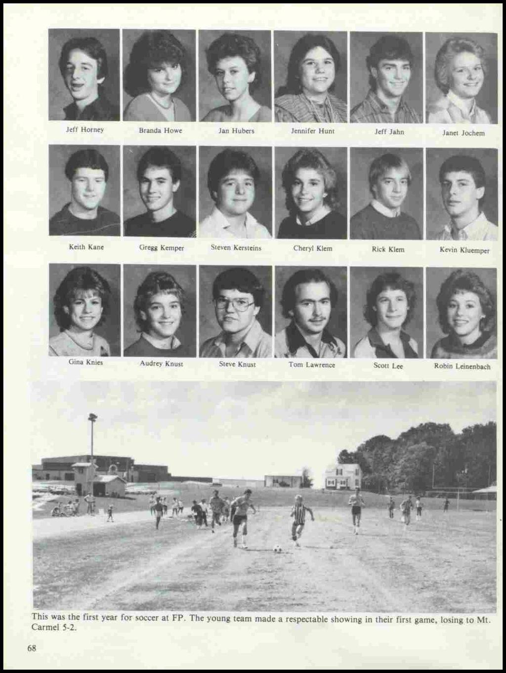 This was the first year for soccer at FP.