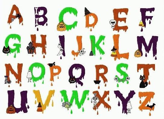 Letter find Print out some large letters (there are some great Halloween theme letters online), laminate them and hide them around the school.