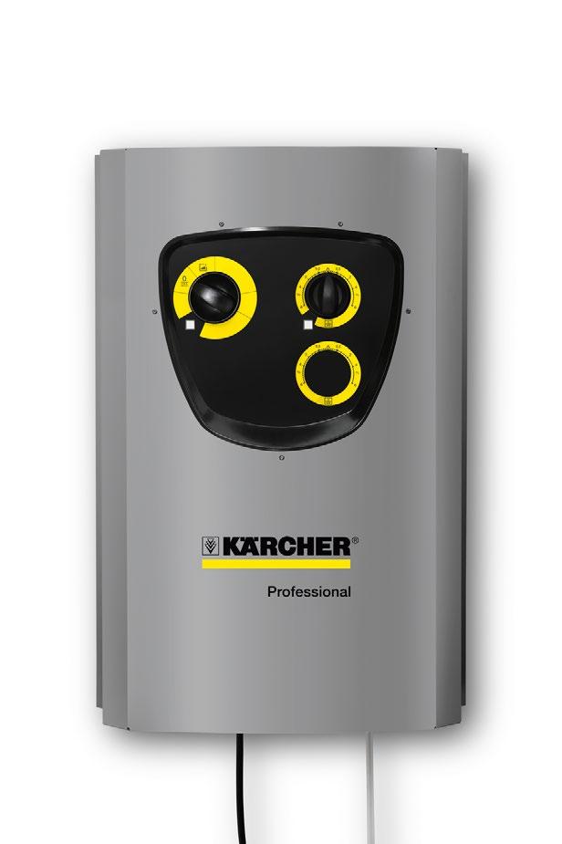 The space-saving stationary high-pressure cleaners from Kärcher with up