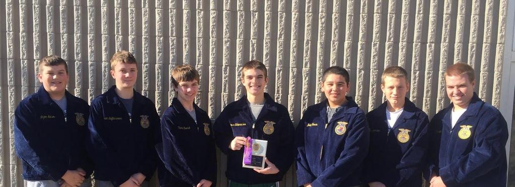 FFA wins honors at Leadership Skills Event The Howells-Dodge FFA participated in the 2016 District Leadership skills event on december 5 at Raymond Central High school.