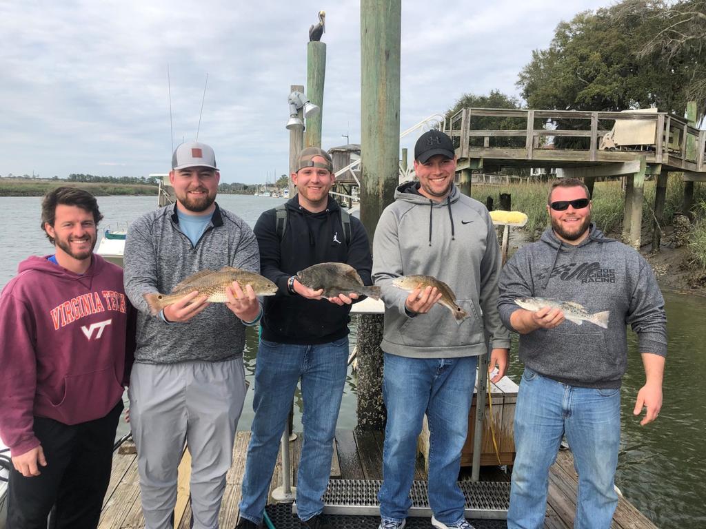 If you can conger up a slow controlled drift some fun continuous catching in going to be in your future! The fabulous four! Red fish, spotted sea trout, and flounder!