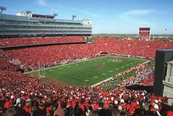 Memorial Stadium s 262 straight sellouts are a continuing NCAA record that stretches back