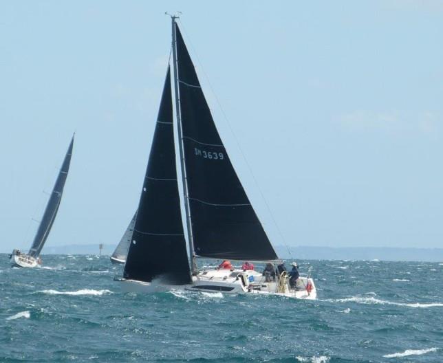 Les and his crew sailed WINDSPEED in 19 out of 21 races in the winter series and is off to a flying