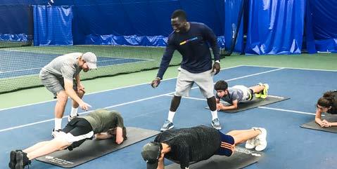 ..8:30-9:30am Fitness 10:00-12:30pm Tennis Includes Choose your training days through the entire summer to fit your schedule; each day includes 2.