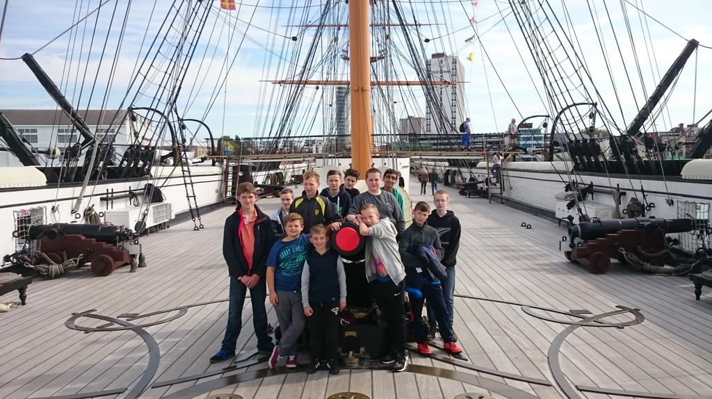 With some of the funding we received we managed to visit the Historic Dockyards.