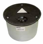 BOLT DOWN WATER RESISTANT MANHOLES Round manholes come with stainless steel bolted and a Buna-N gasket cover. Bolts are standard hex head, except for the 18" x 18", which uses a flat head screw.