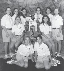 2000 Team 2000-01 (160-15-1) Auburn Tiger-Derby Invit..... 1st of 12 NCAA Fall Preview...6th of 21 ACC/SEC Shootout... 1st of 12 Lady Paladin Invitational... 1st of 22 GolfWorld Invitational.