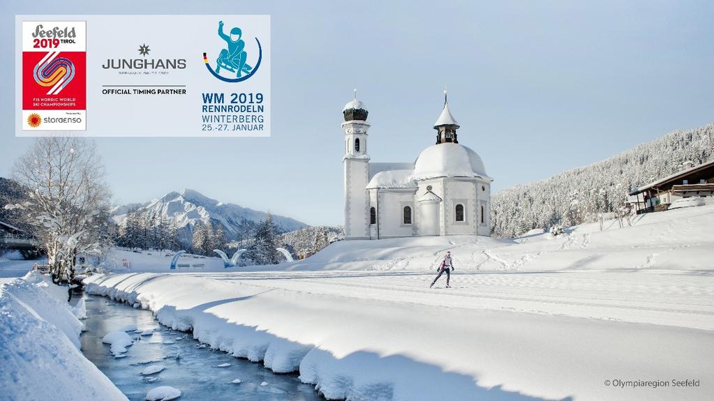 PRESS RELEASE January, 2019 Junghans is Official Timing Partner for the World Nordic Ski and Luge World Championships 2019 Uhrenfabrik Junghans will begin the new year in sporty fashion as sponsor