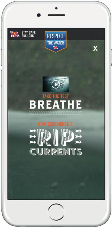 Cinema Breathe advert This immersive and interactive short film is shot from the perspective of someone in the water.