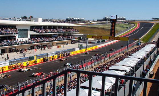 PLATINUM 3-Day Package CLUB LEVEL MAIN GRANDSTAND SECTIONS 204-217 Seating with impeccable views of start and finish lines, Turn 1, Turn 20, and the