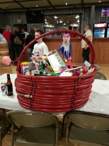 Basket Giveaway at the Blue Ribbon Breakfast! Thank you to Dubuque Co.