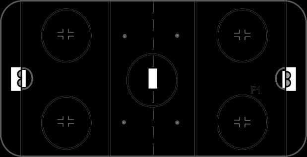 the blue line, while F1 prevents the inside move and pass to middle.