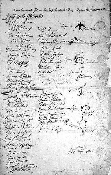Treaty of Portsmouth, 1713 In July 1713, the British and the Wabanaki Confederacy came together in