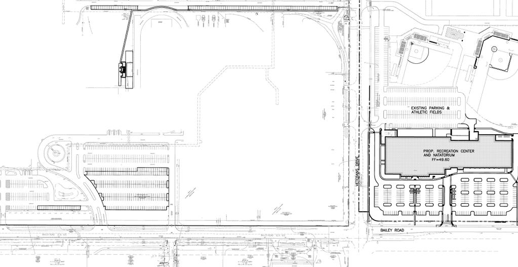 Bailey Campus Shared Parking for PISD Field Use & Natatorium s Natatorium Parking Natatorium Patio Entrance