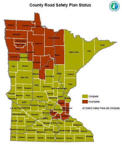 County Road Safety Plans Funding provided by the Minnesota Department of Transportation Almost $3.