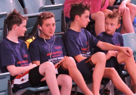 Thirteen-year-old James Baxter again impressed with his potential winning Gold in the 50m and 100m Backstroke events, Silver in the 100m Breaststroke and Freestyle together with Bronze in the 100m