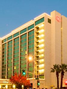 The hotel is located just 20 minutes from Bob Hope Burbank Airport and 45 minutes from Los Angeles International Airport.