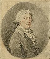 Francesco Bartolozzi, Italian, 1727 1815 after Self-portrait of Thomas Gainsborough, 1797 Black and red chalk with