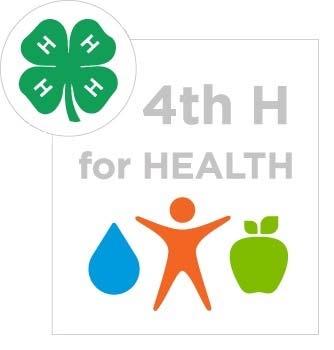 Try displaying your record books, having a bake sale or setting up a petting zoo! Contact Chris for more information. Have you heard about the 4 th H for Health Challenge?