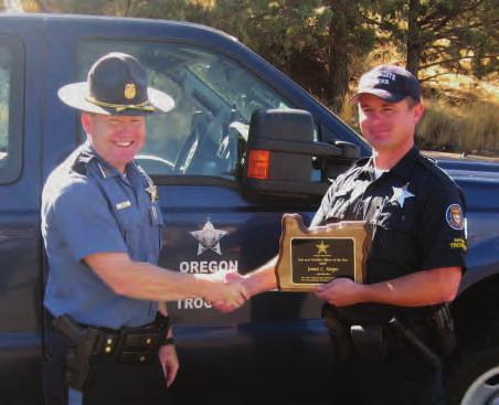 Hayes joined OSP in 1999 and was assigned to the Patrol Services Division in Gilchrist. In 2005, he transferred to the Fish and Wildlife Division in Bend.