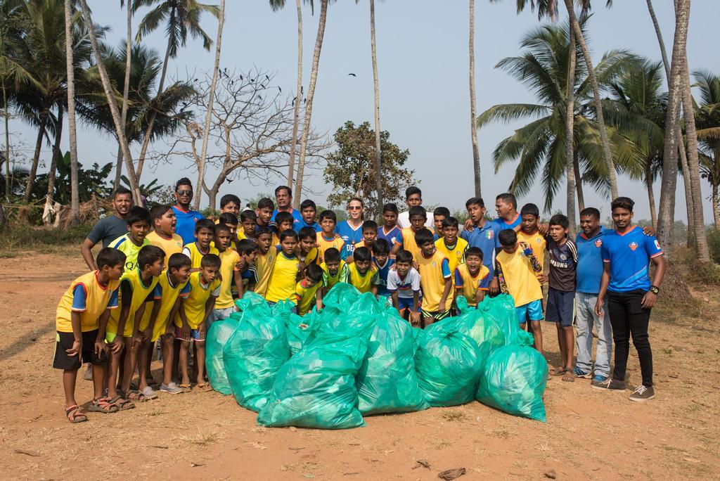GOA VS. GARBAGE LAUNCHES OUR STADIUM CAMPAIGN The Forca Goa Foundation is committed to doing our part to help #tackletrashtogether under our Goa vs. Garbage Campaign.