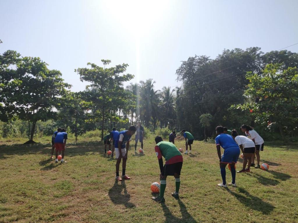 FESTIVAL WITH THE SPECIAL OLYMPICS Forca Goa Foundation conducted a educational football festival for 125 special athletes at St. Xavier s Academy for Special Students, Old Goa on 30th October 2018.
