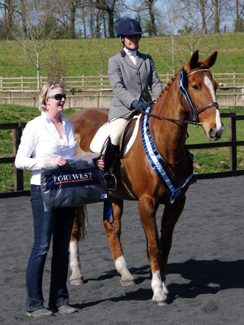 SINAI DRESSAGE YOUNG HORSE CHAMPIONSHIP The Young Horse Championship is sponsored by Sinai Dressage and winners are awarded training vouchers with BD registered trainer Helen Dawson.