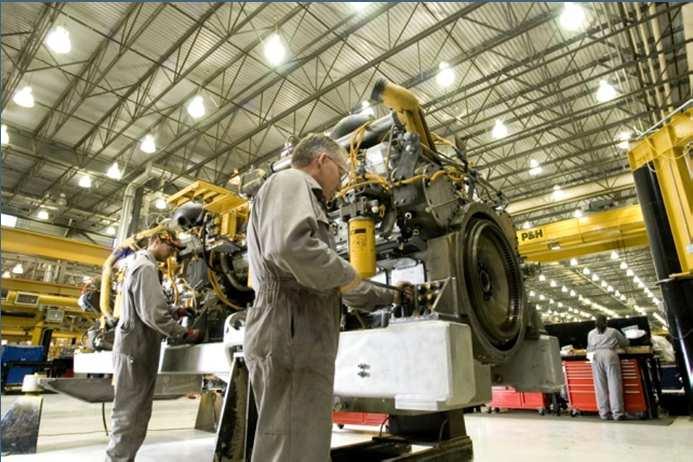 OEM Remanufacturing 325,000 square foot purpose built 5 Star facility Meets Caterpillar s highest contamination control standards 530 employees, two shift operation Fully integrated facility