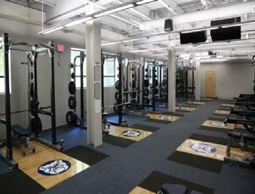 The center of Butler s strength and conditioning program is the 4,000-square foot weight training room located in Hinkle Fieldhouse.