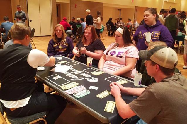 RHA s Casino Old Main Casino Night sponsored by the Residence Hall Association allowed