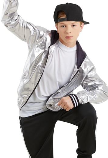Closer (All Company Dancers) Game Over Jacket in Silver and Gold. Teacher will split class Dance: Game Over Cost (with pants): $60.00 Cost (without pants): $35.