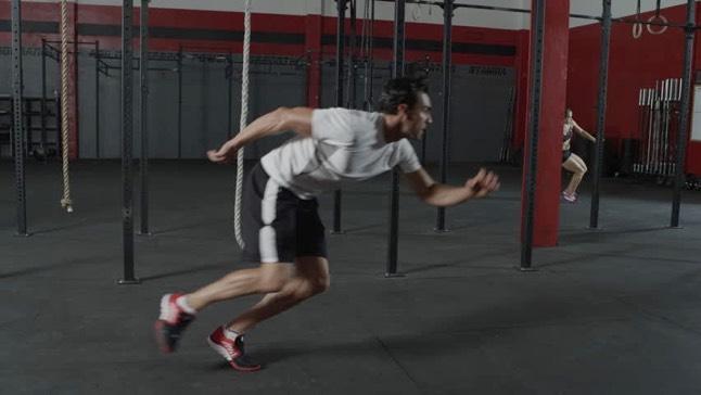 GYMNASIUM SPRINTS How to perform Anabolic Running in a gymnasium: After warming up in the gymnasium for 5-10 minutes, using the Anabolic Running warm up video library, you are now ready to begin your