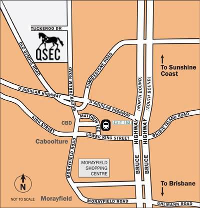 ARRIVING AT QSEC QSEC is located on the corner of Tuckeroo Drive and Beerburrum Road, Caboolture just 45 minutes from the Brisbane CBD.
