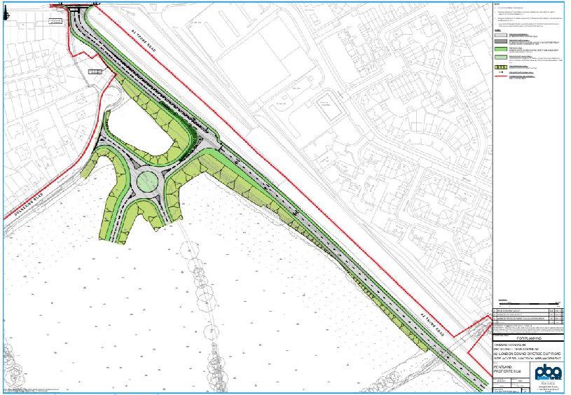 Transport Assessment Vol 2: Appendix A2.5 Transport: 1.1.17 The layout of the masterplan demonstrates that there will be four vehicular access points to the site.