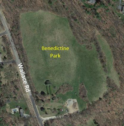 Softball backstop Figure 12. Benedictine Park Perimeter trail.
