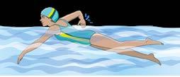 How to swim on their front and back using different swimming strokes. Which stroke to use when.
