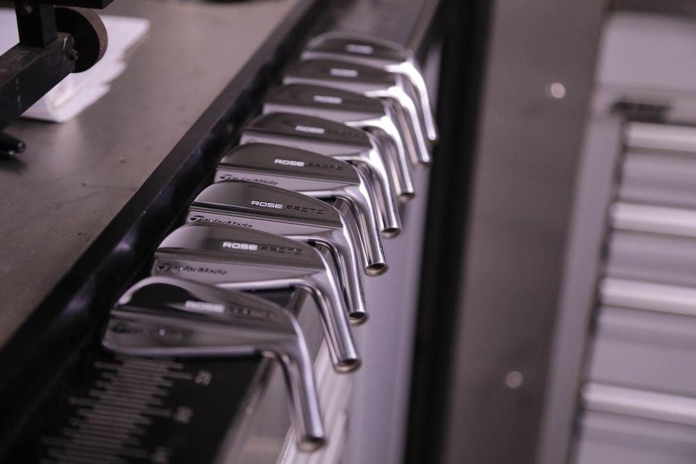Prepping Rose's new P730 irons on the Tour Truck RORY MCILROY also recently swapped out his Rors Proto irons for the forged P730 irons as well.